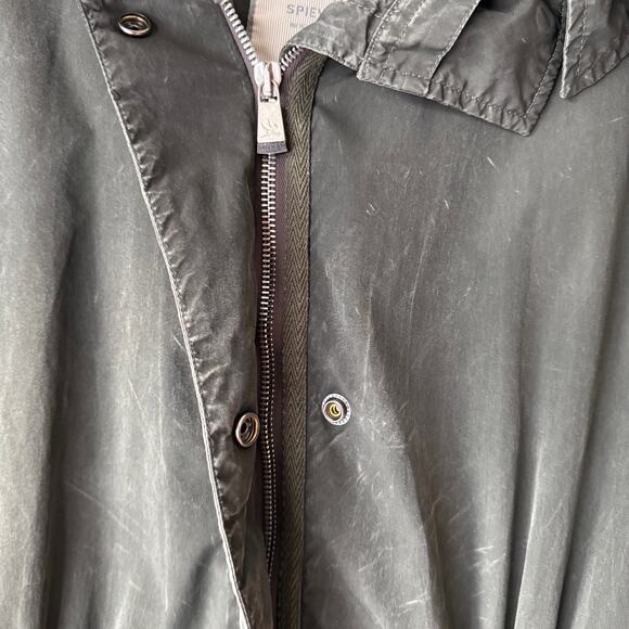 Spiewak sz S Green Anorak button zip hooded jacket - Picture 3 of 12